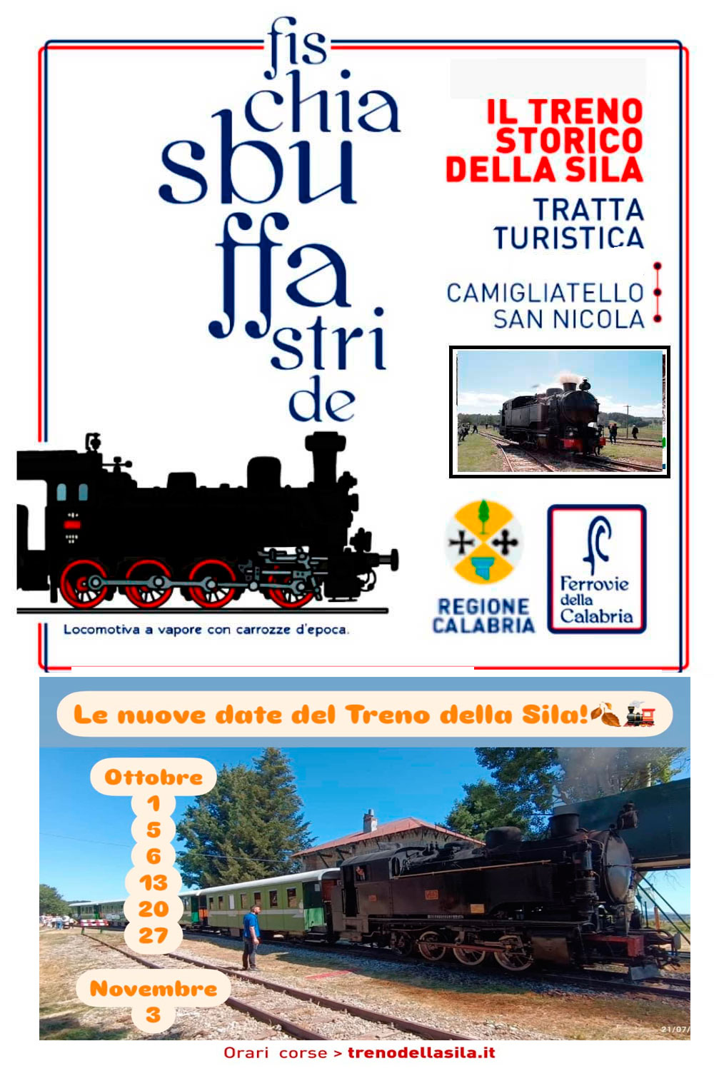 Treno della Sila a Ottobre 202...