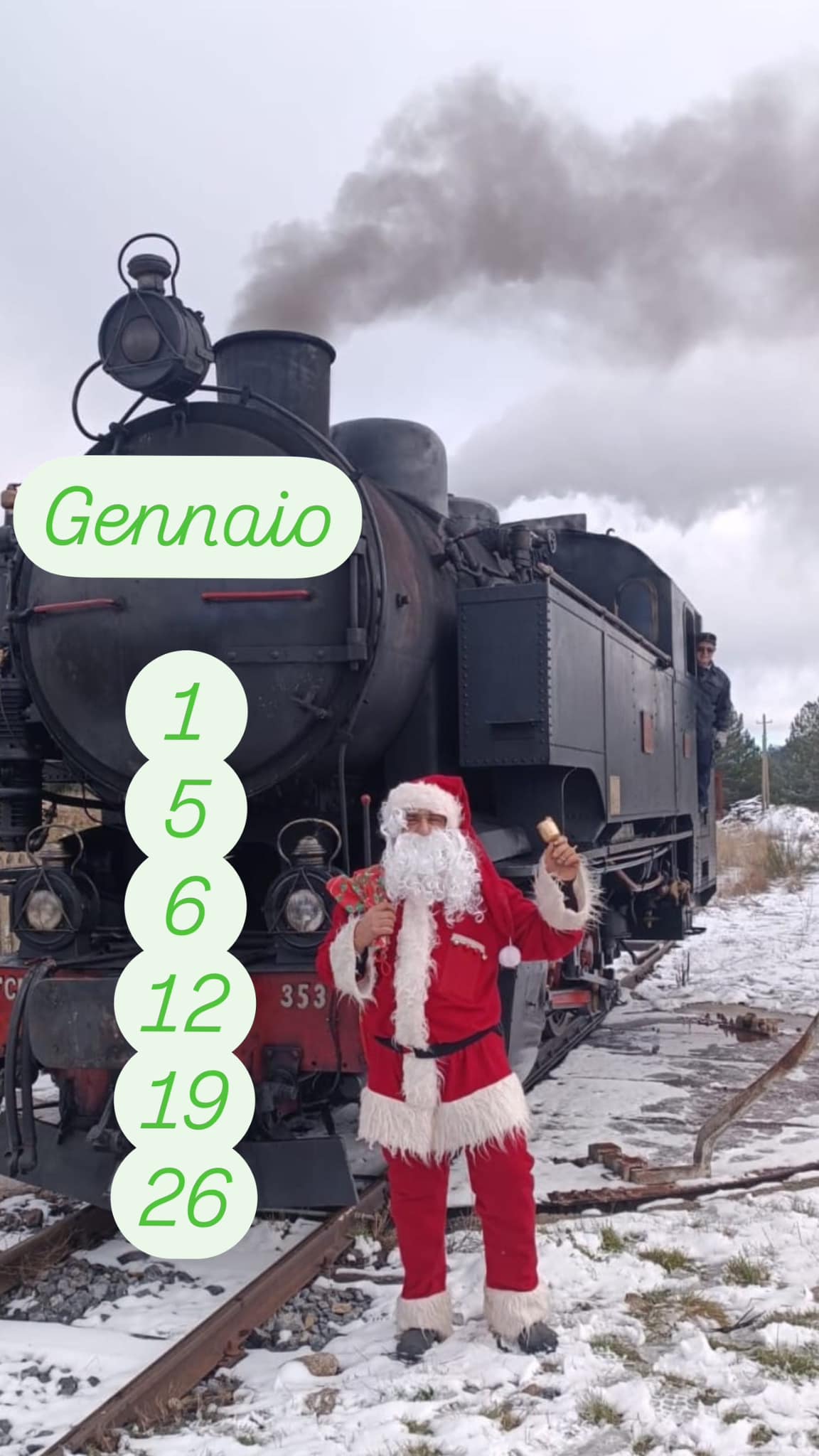 Il Treno della Sila a Gennaio ...